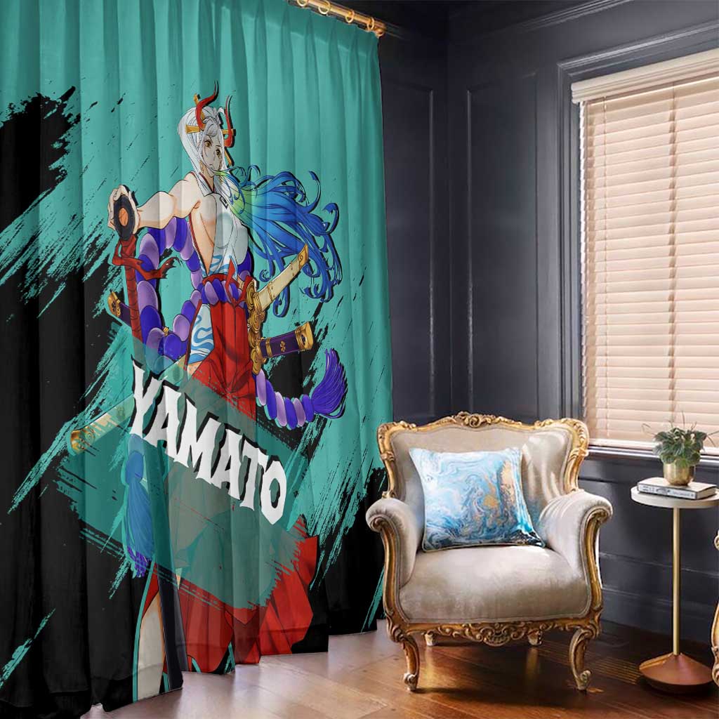 Yamato - One Piece Window Curtain Anime Style