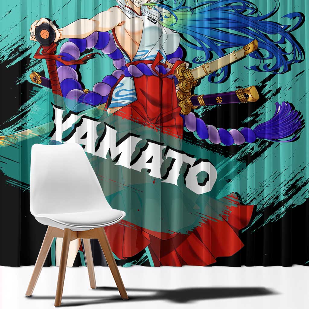 Yamato - One Piece Window Curtain Anime Style