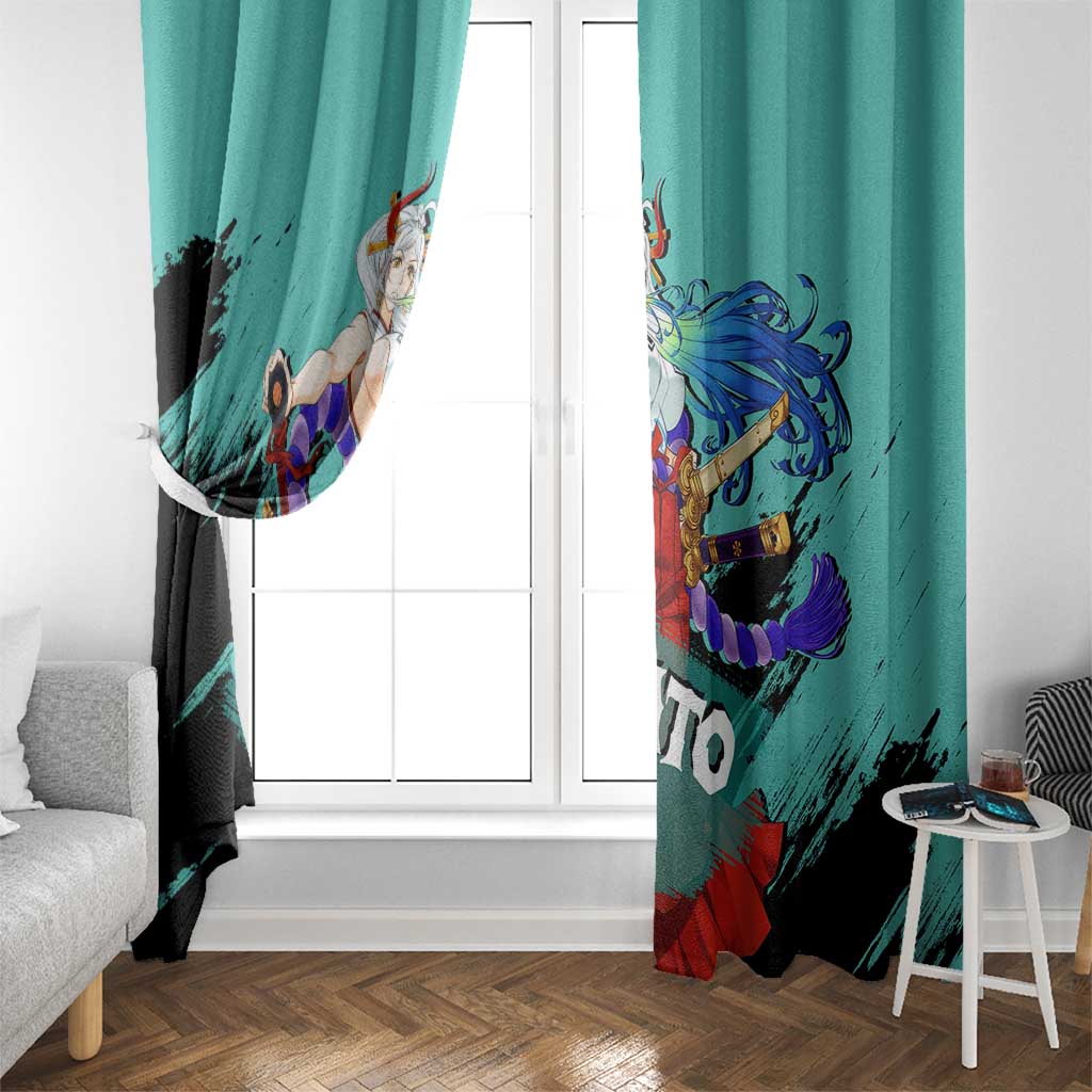 Yamato - One Piece Window Curtain Anime Style