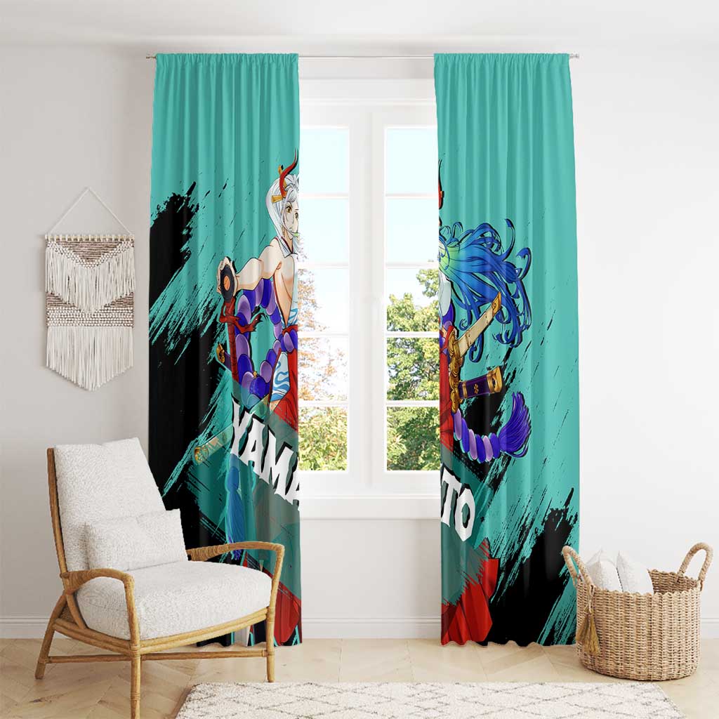 Yamato - One Piece Window Curtain Anime Style