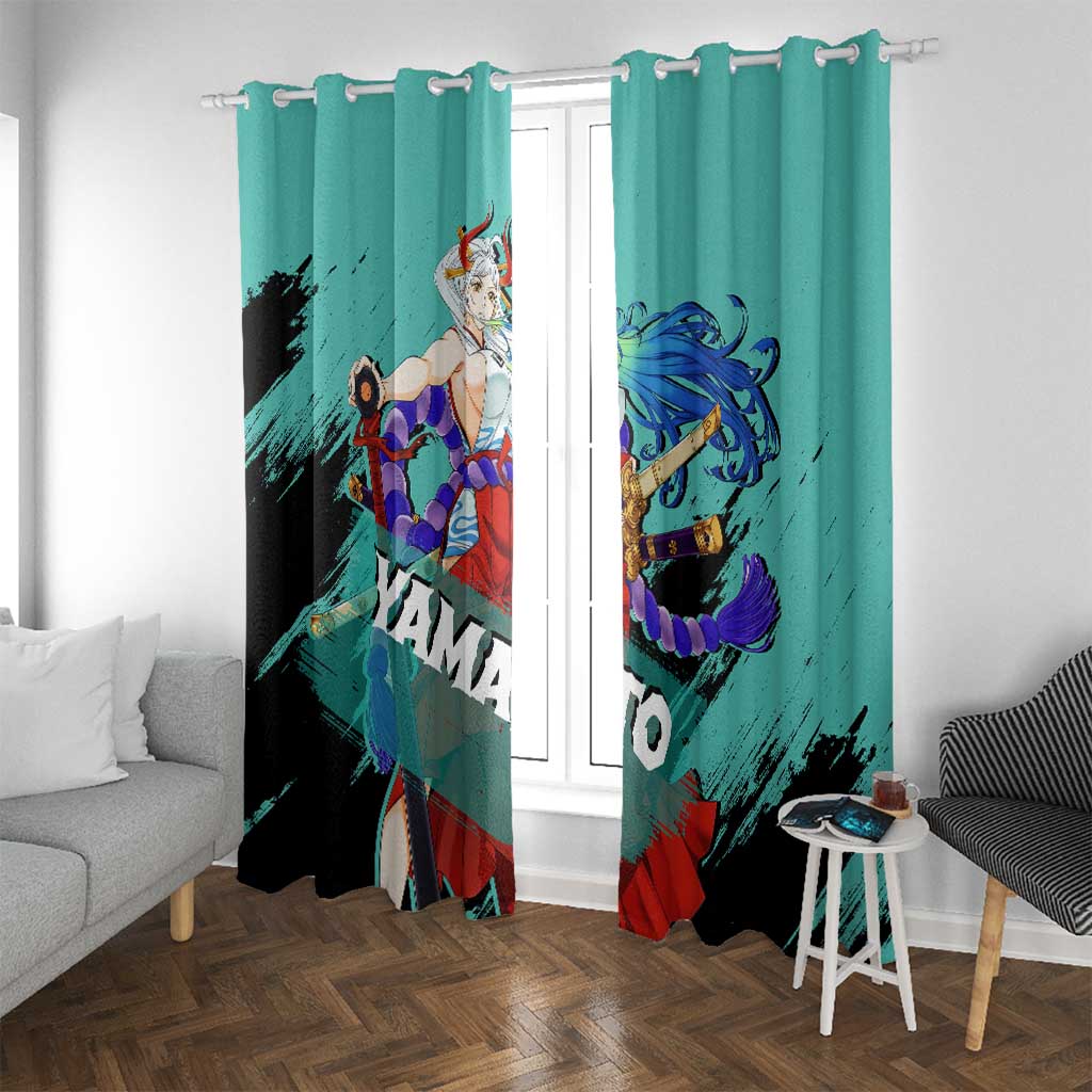 Yamato - One Piece Window Curtain Anime Style