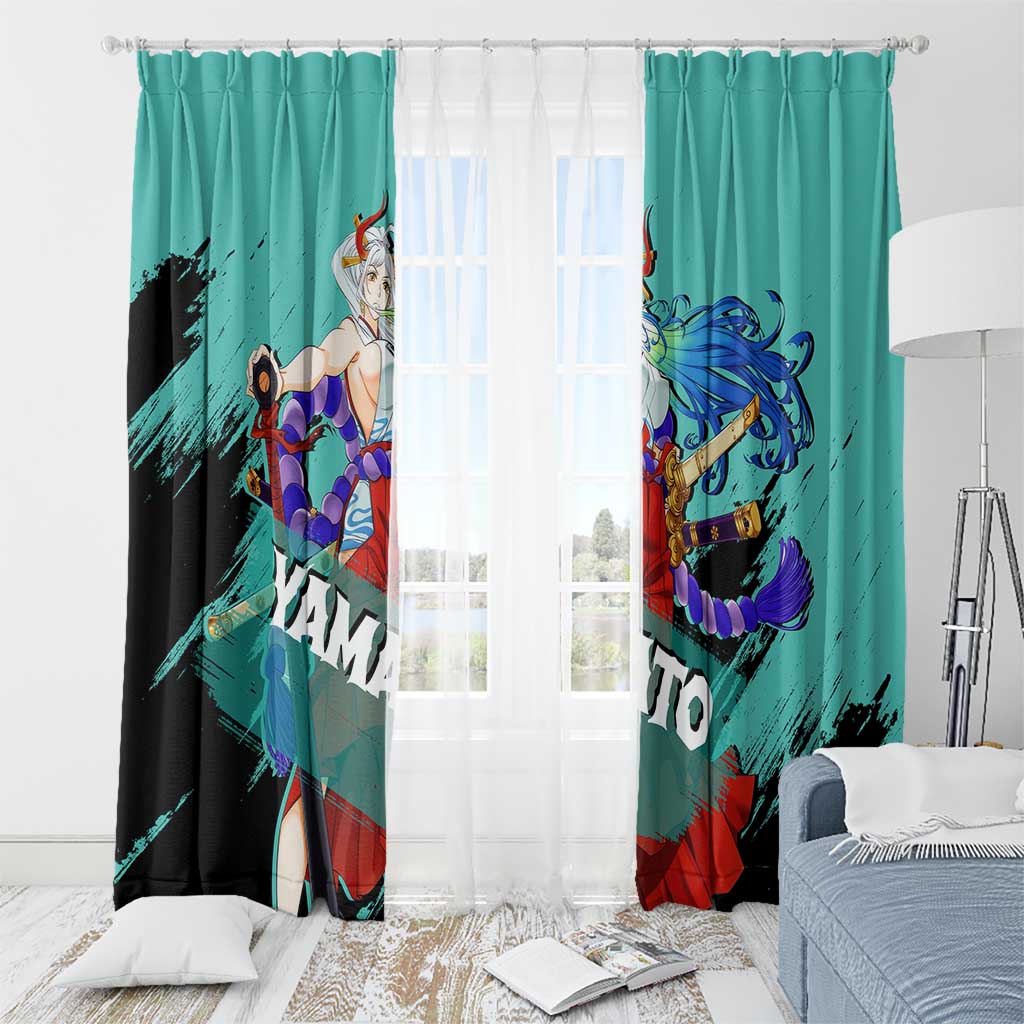 Yamato - One Piece Window Curtain Anime Style