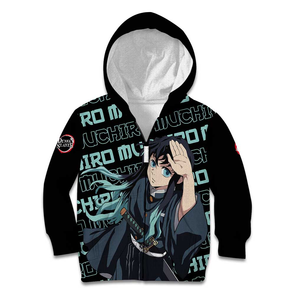 Muichiro Tokito - Demon Slayer Kid Hoodie Anime Mix Pattern Style