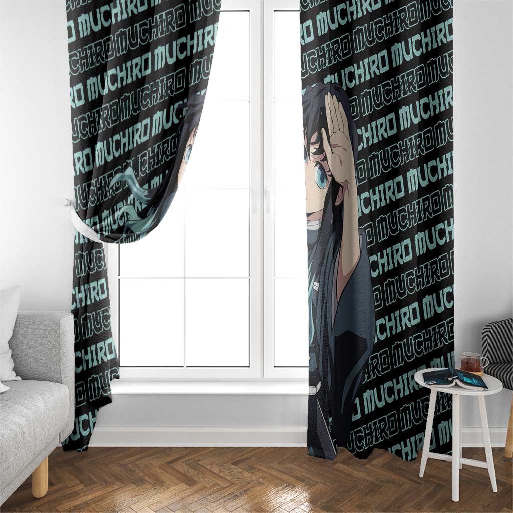 Muichiro Tokito - Demon Slayer Window Curtain Anime Mix Pattern Style