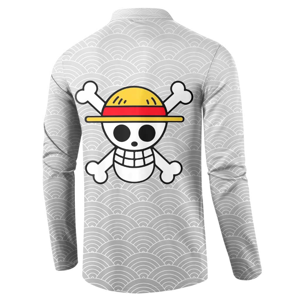 Luffy - One Piece Button Sweatshirt Anime Style