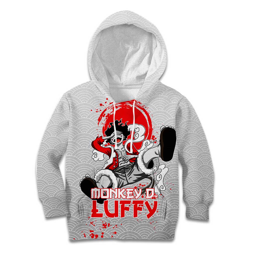 Luffy - One Piece Kid Hoodie Anime Style