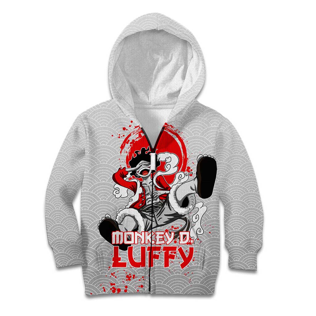 Luffy - One Piece Kid Hoodie Anime Style
