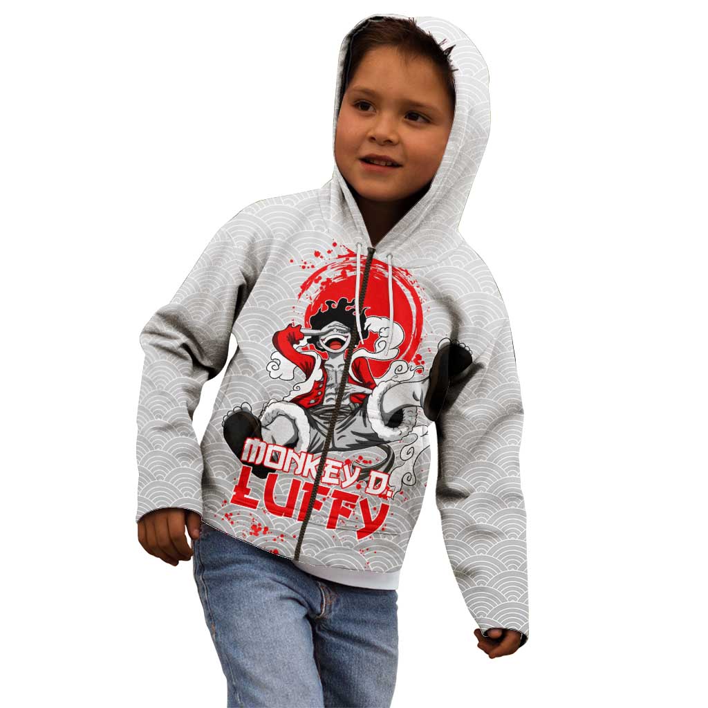 Luffy - One Piece Kid Hoodie Anime Style