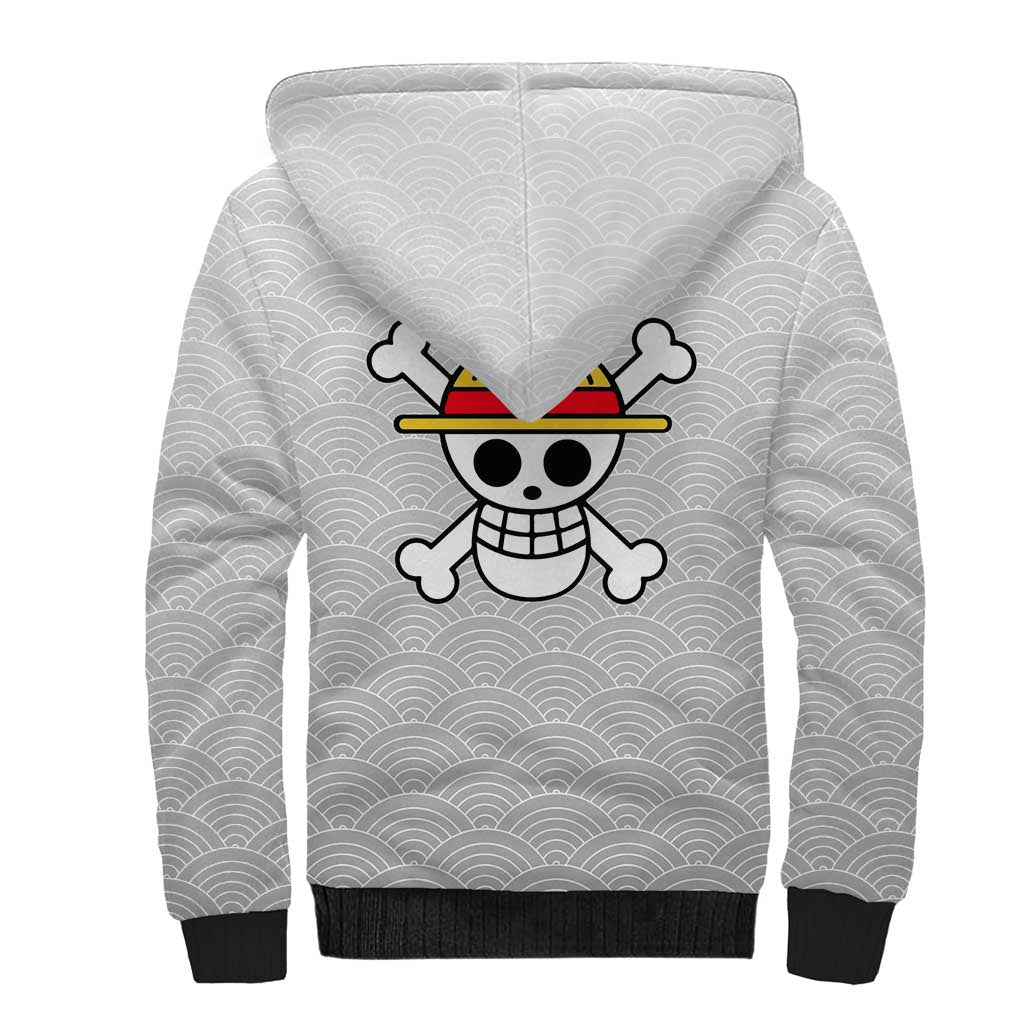 Luffy - One Piece Sherpa Hoodie Anime Style