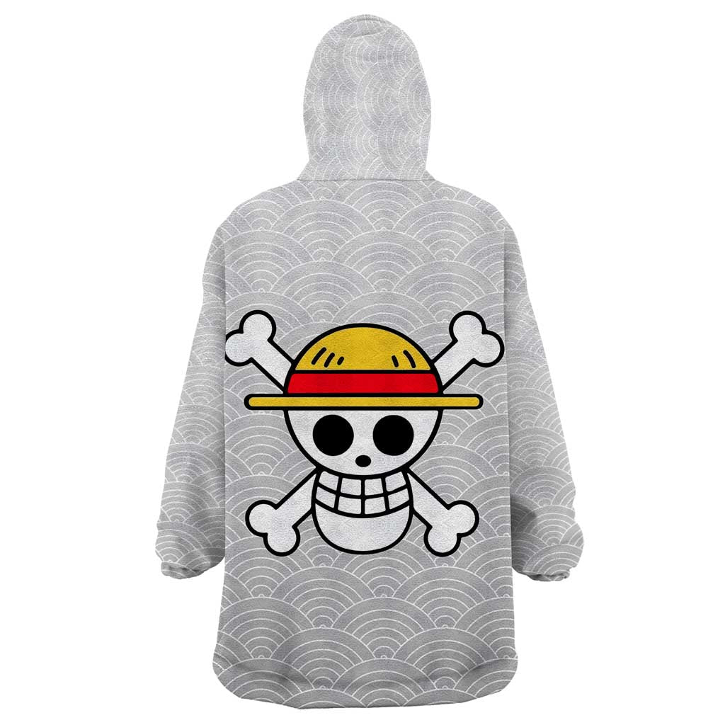 Luffy - One Piece Wearable Blanket Hoodie Anime Style