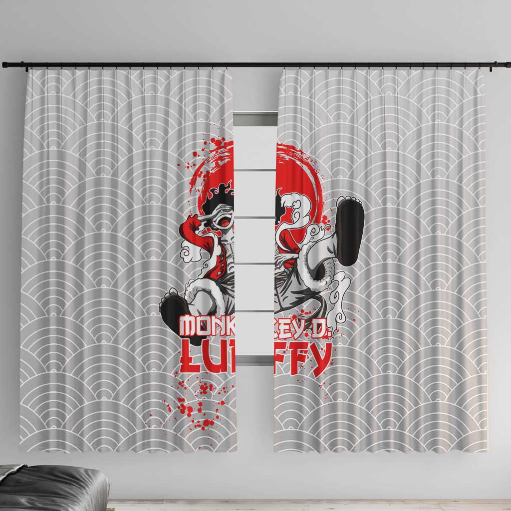 Luffy - One Piece Window Curtain Anime Style