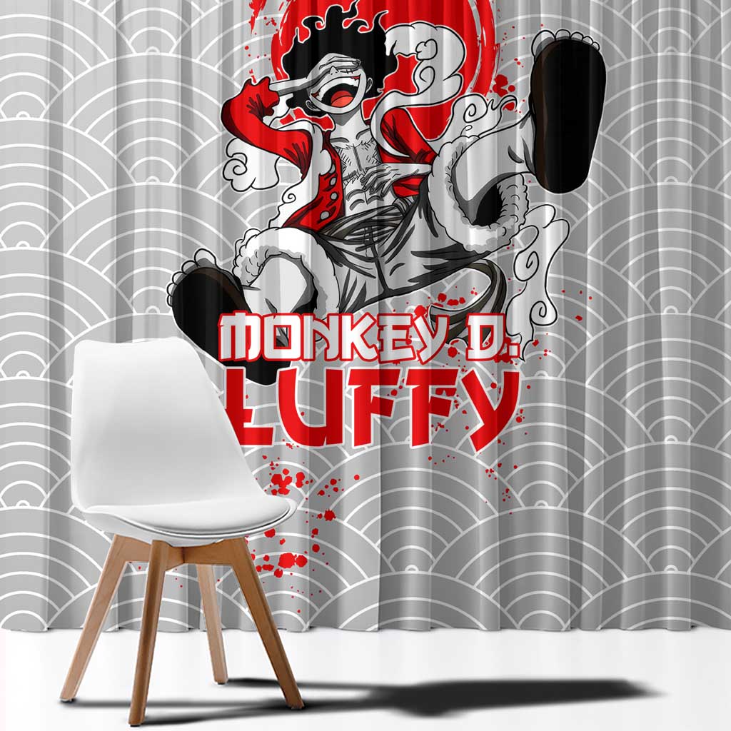 Luffy - One Piece Window Curtain Anime Style