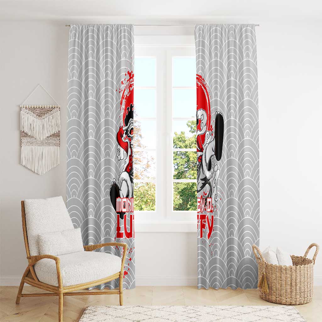 Luffy - One Piece Window Curtain Anime Style