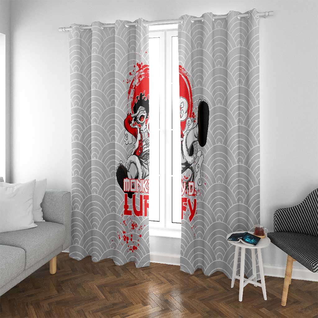 Luffy - One Piece Window Curtain Anime Style
