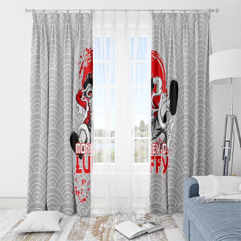 Luffy - One Piece Window Curtain Anime Style