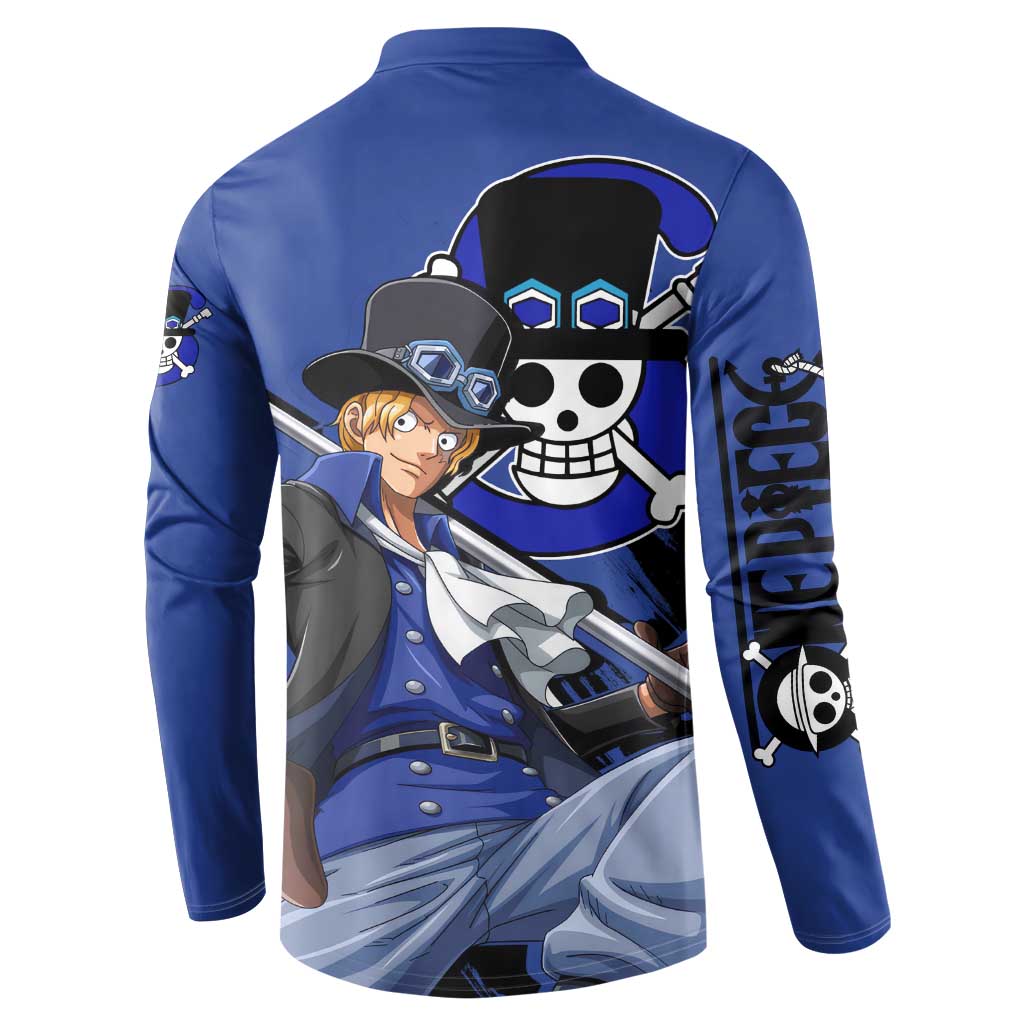 Sabo - One Piece Button Sweatshirt Anime Style