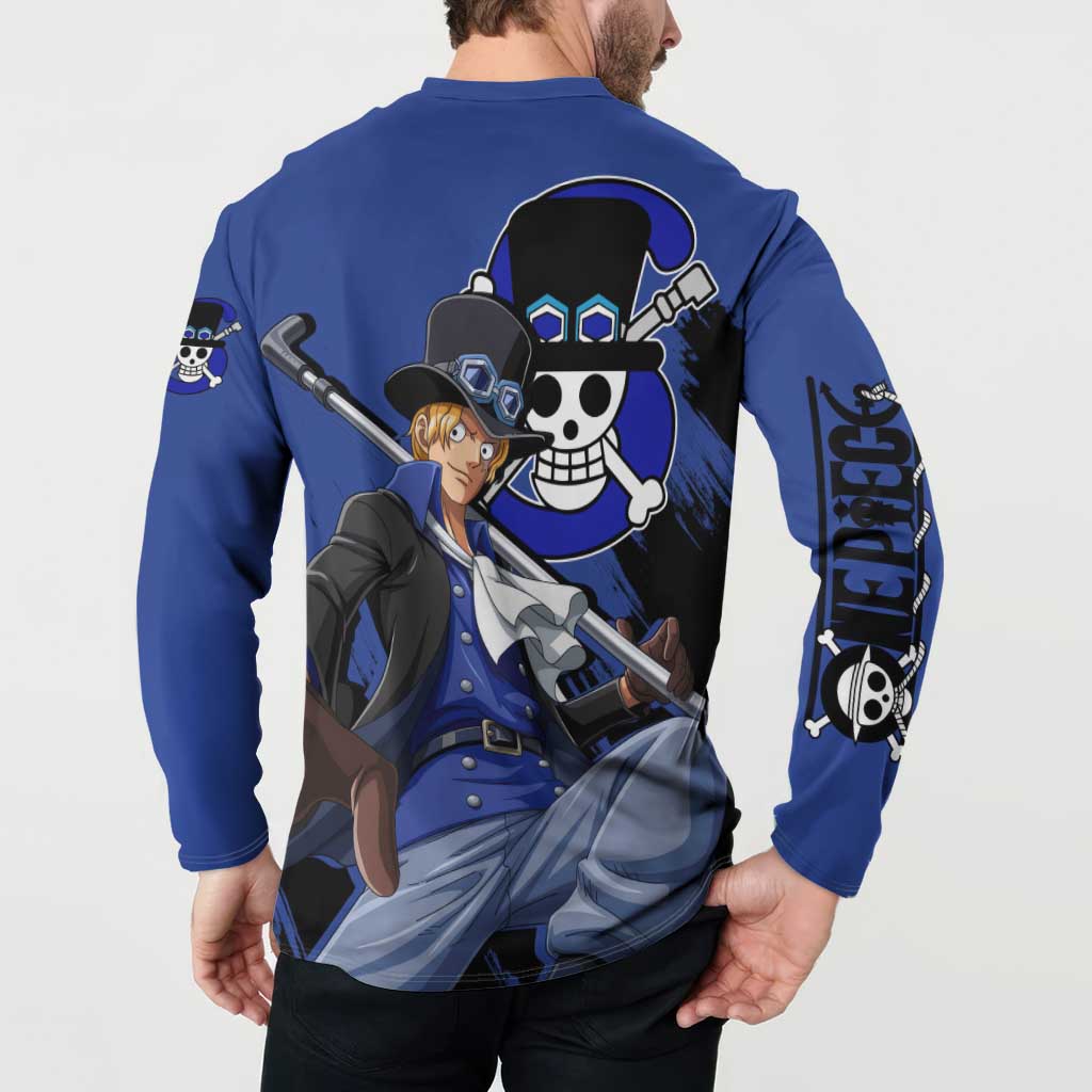 Sabo - One Piece Button Sweatshirt Anime Style
