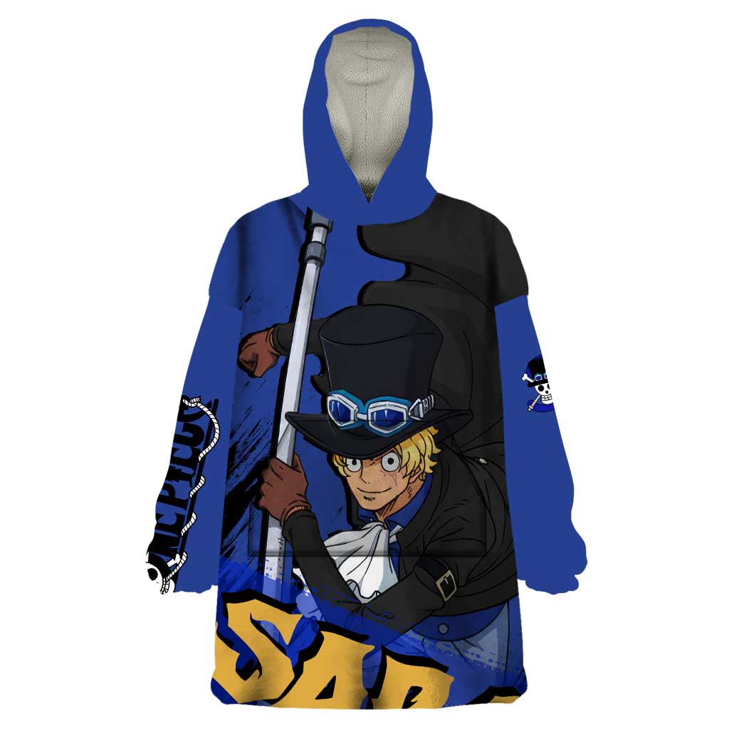 Sabo - One Piece Wearable Blanket Hoodie Anime Style