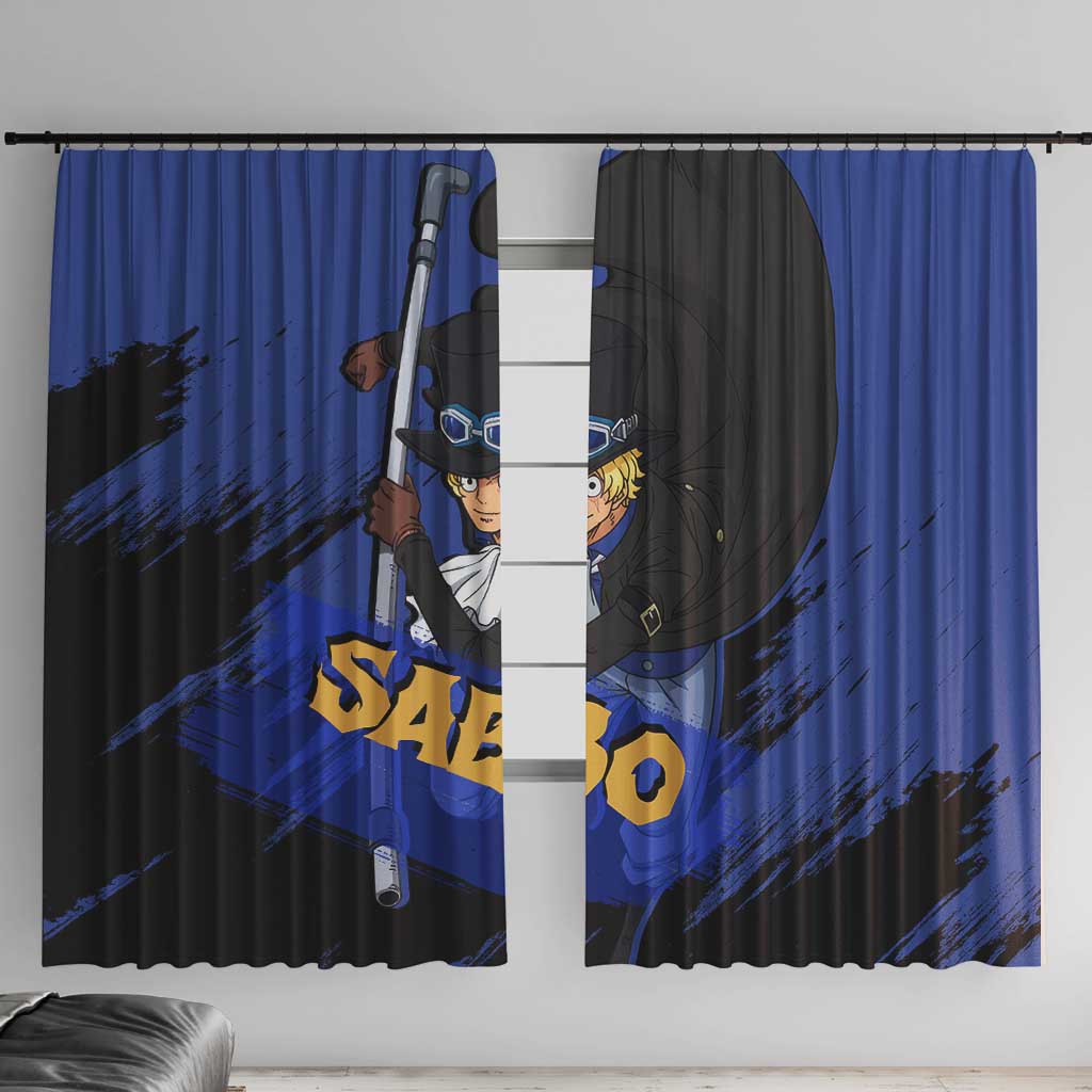 Sabo - One Piece Window Curtain Anime Style