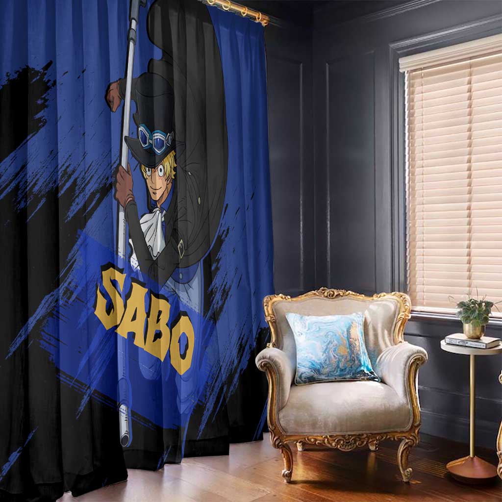 Sabo - One Piece Window Curtain Anime Style