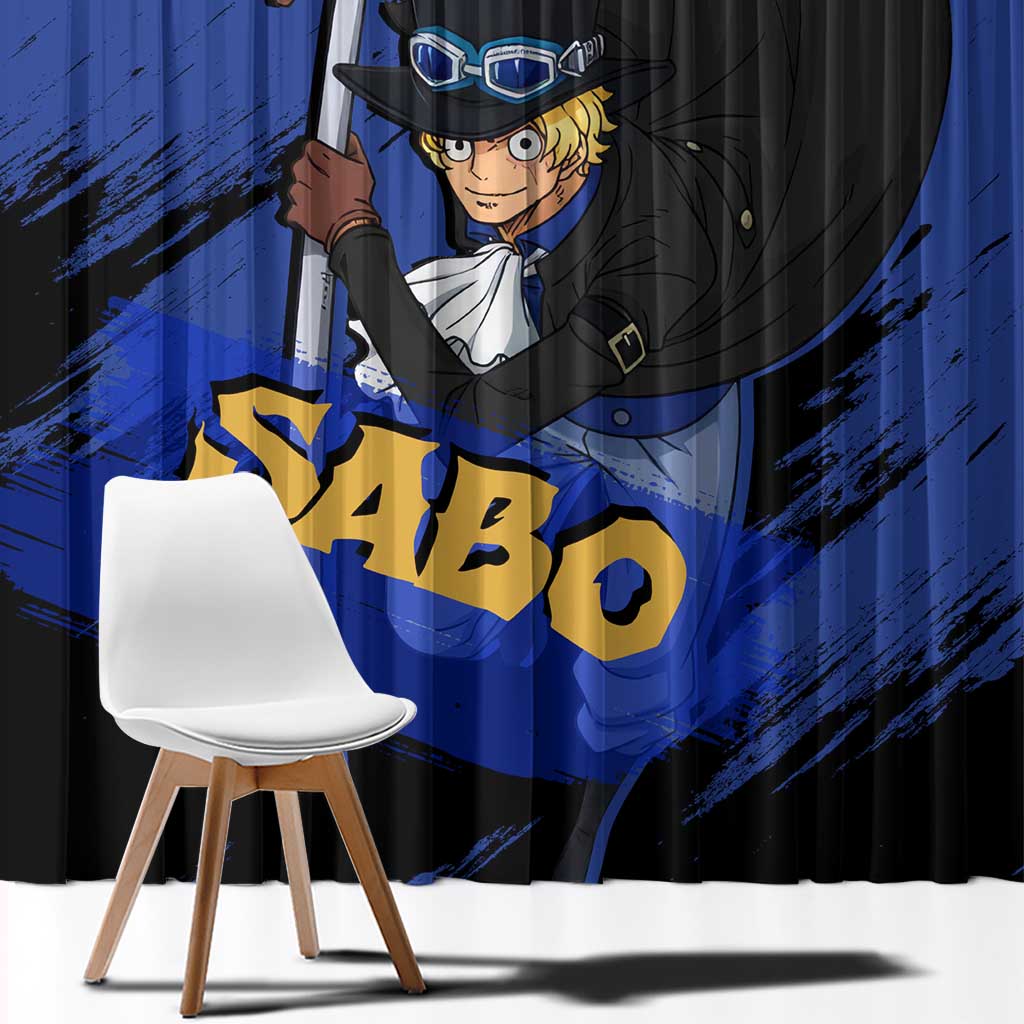 Sabo - One Piece Window Curtain Anime Style