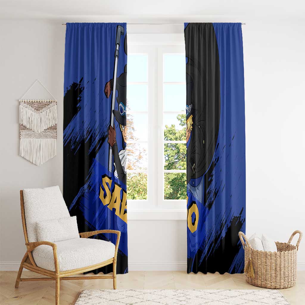 Sabo - One Piece Window Curtain Anime Style
