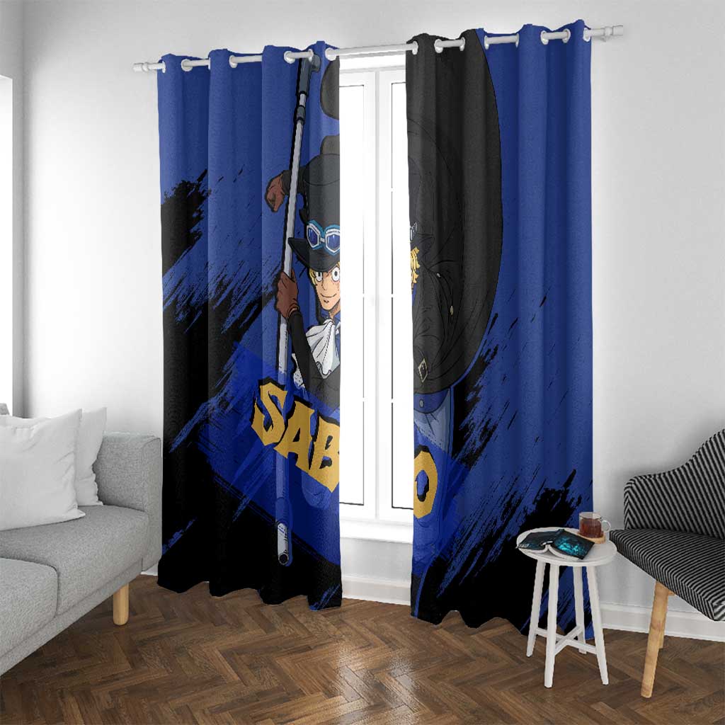 Sabo - One Piece Window Curtain Anime Style
