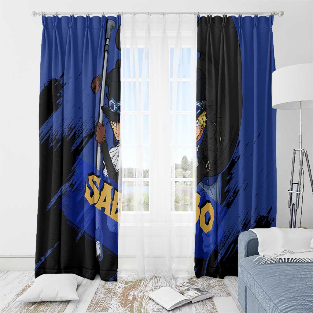 Sabo - One Piece Window Curtain Anime Style