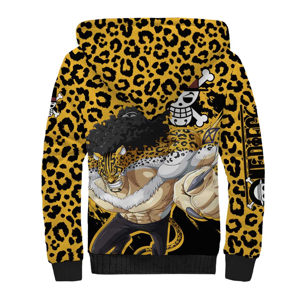 Rob Lucci - One Piece Sherpa Hoodie Anime Style