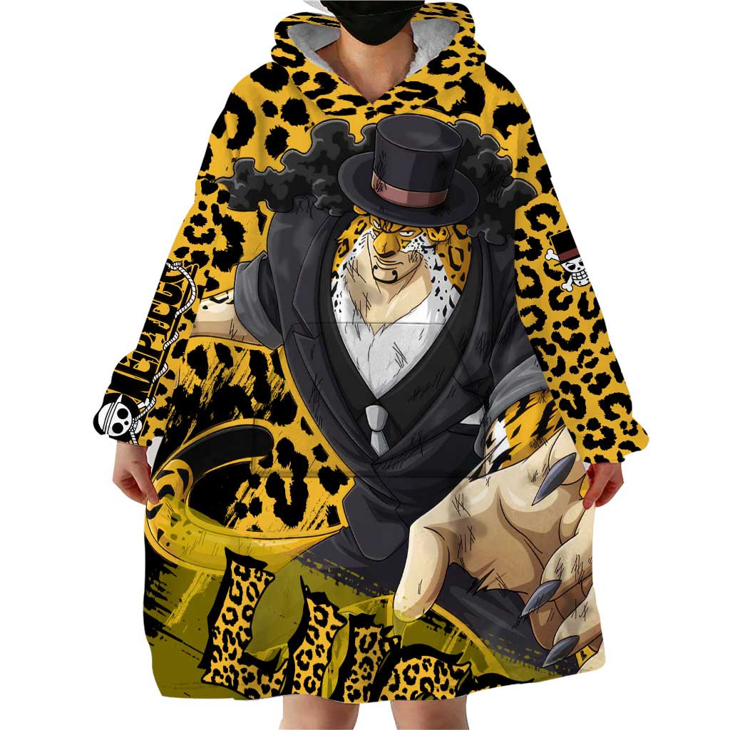 Rob Lucci - One Piece Wearable Blanket Hoodie Anime Style