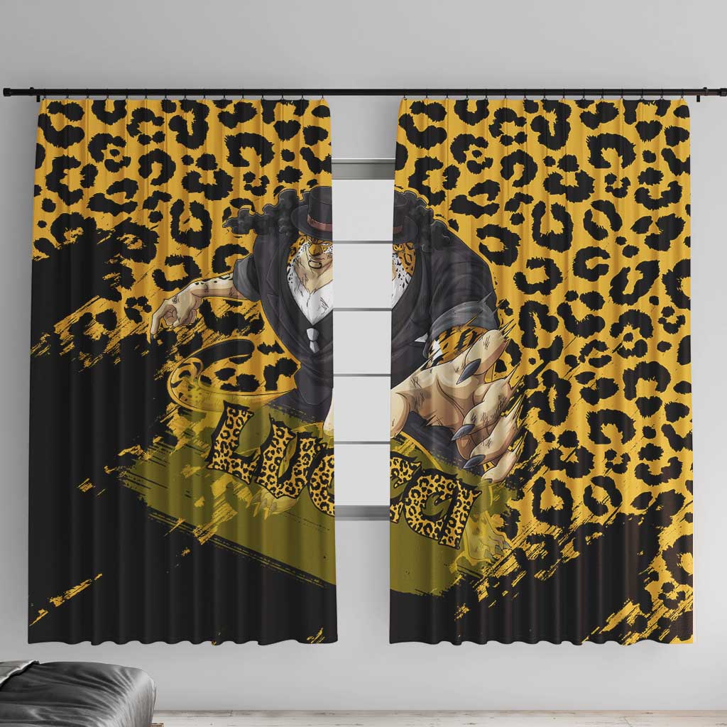 Rob Lucci - One Piece Window Curtain Anime Style