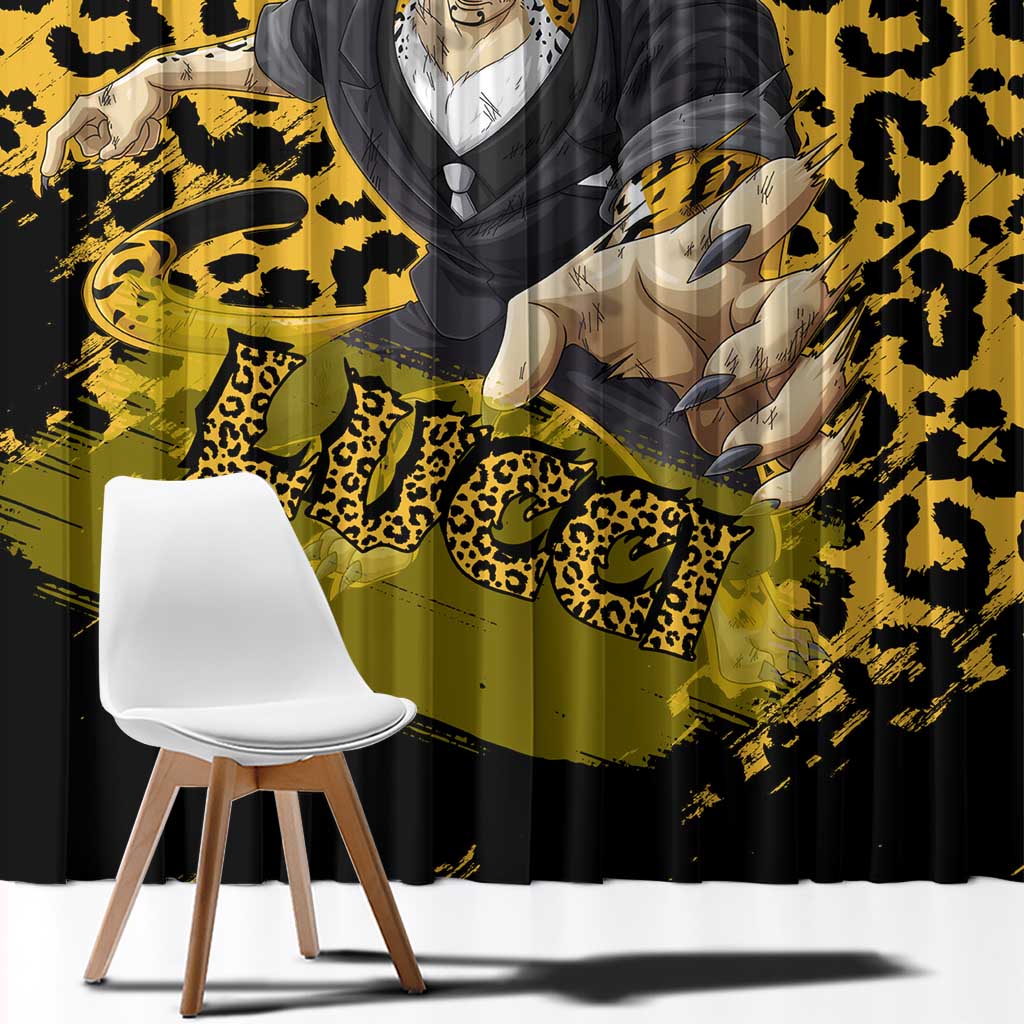 Rob Lucci - One Piece Window Curtain Anime Style