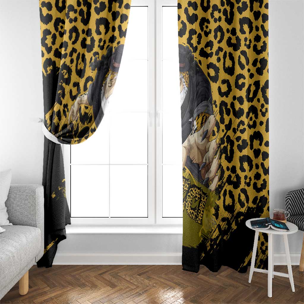 Rob Lucci - One Piece Window Curtain Anime Style