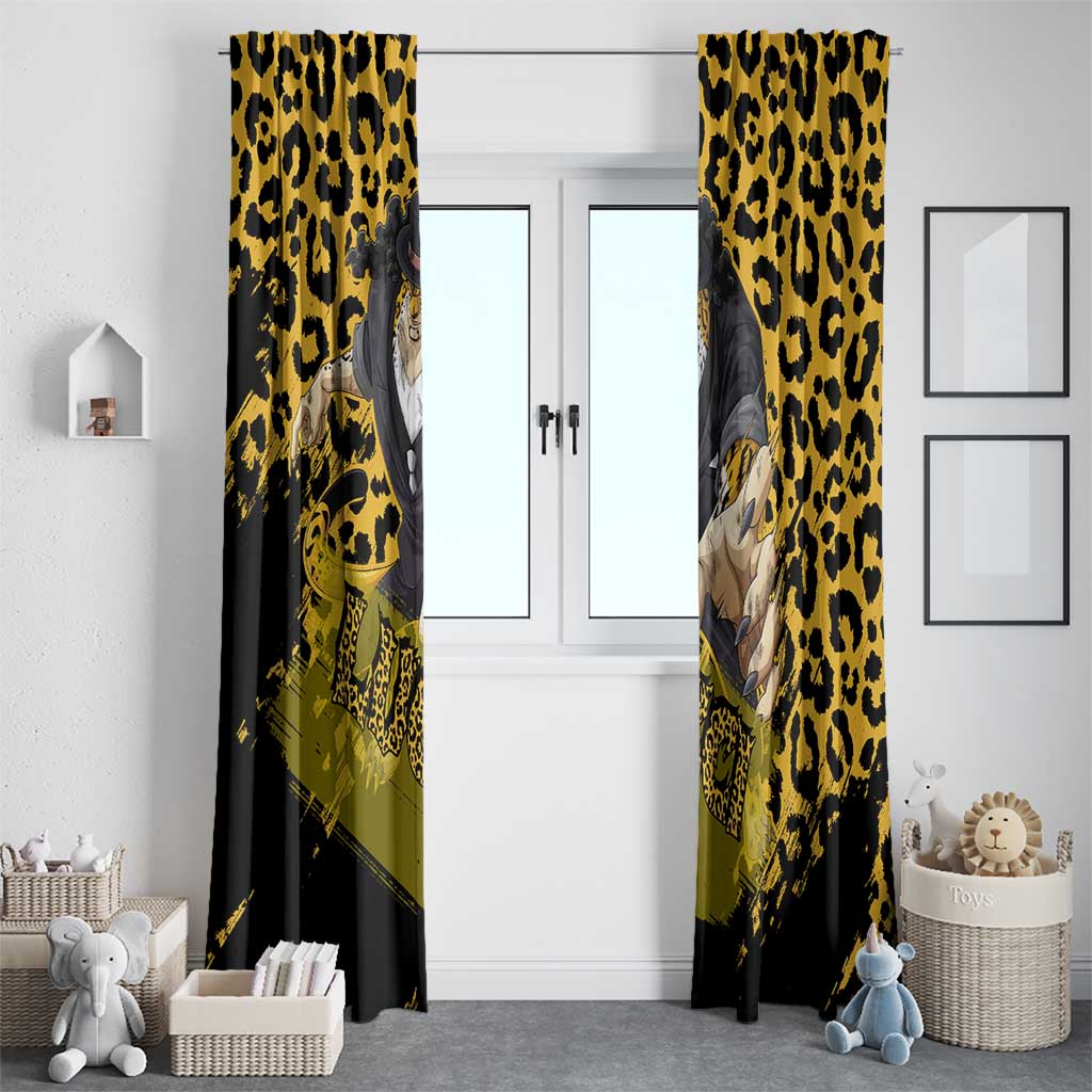 Rob Lucci - One Piece Window Curtain Anime Style