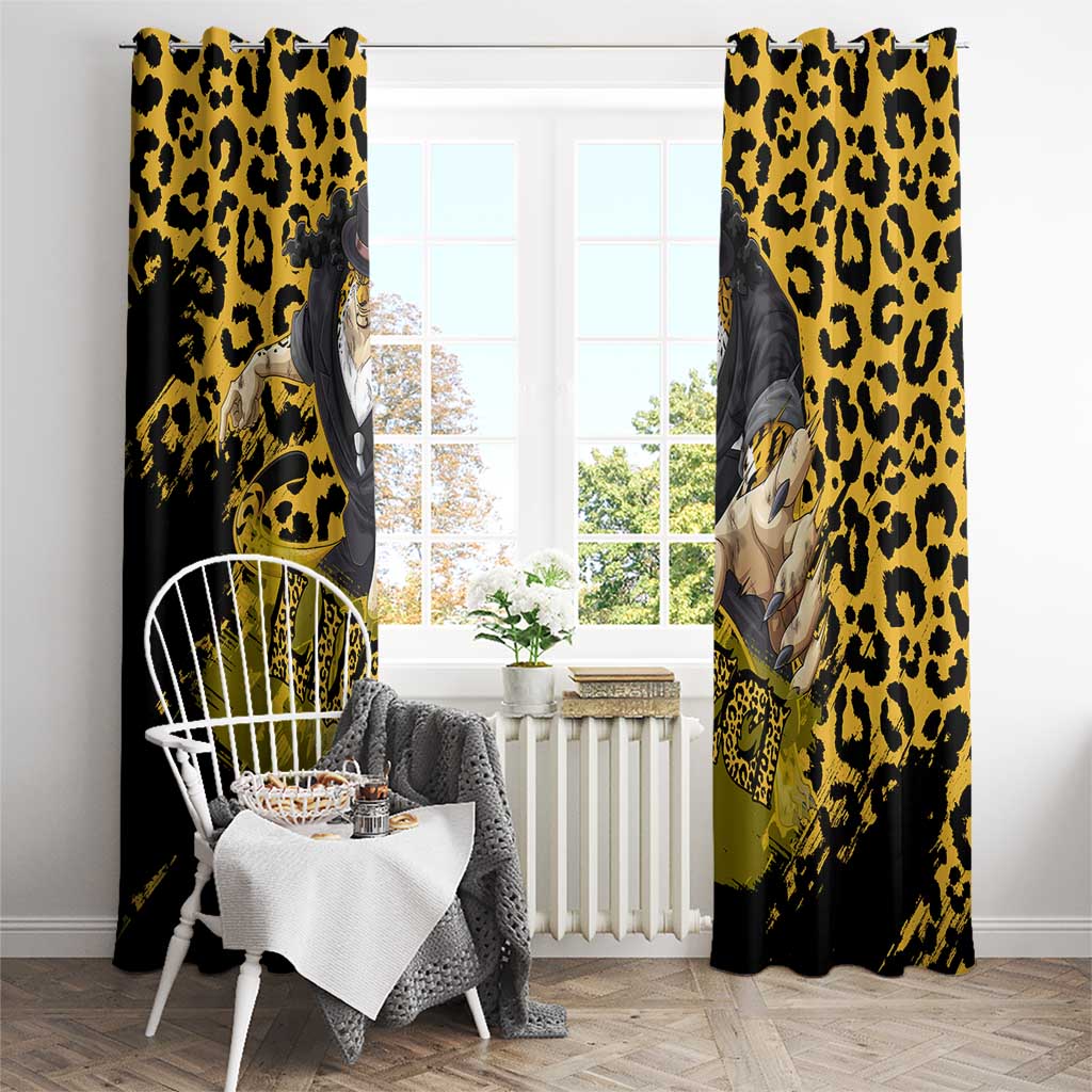Rob Lucci - One Piece Window Curtain Anime Style