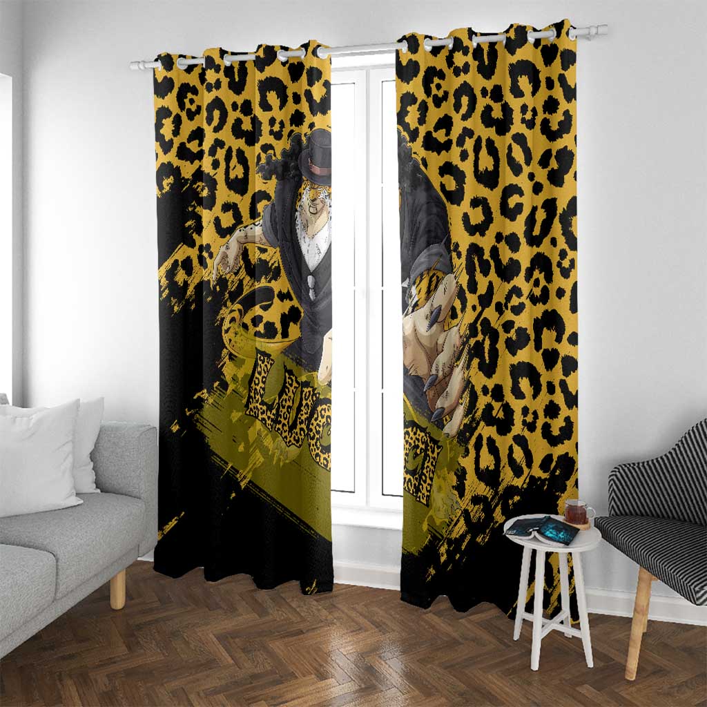 Rob Lucci - One Piece Window Curtain Anime Style