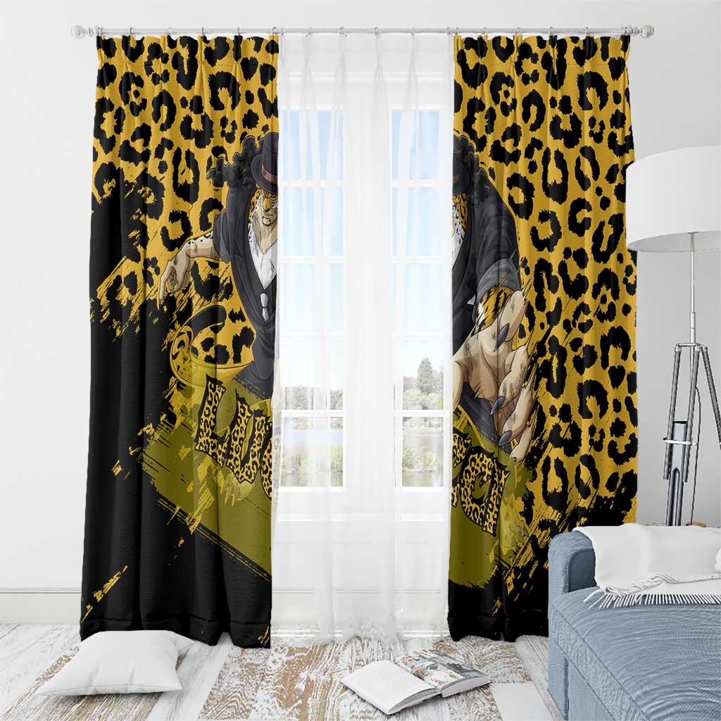 Rob Lucci - One Piece Window Curtain Anime Style