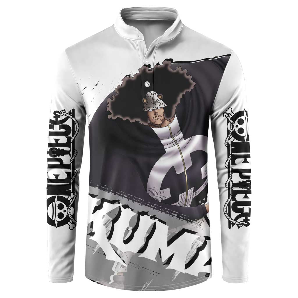 Kuma - One Piece Button Sweatshirt Anime Style