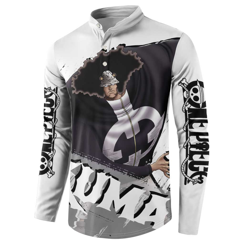Kuma - One Piece Button Sweatshirt Anime Style