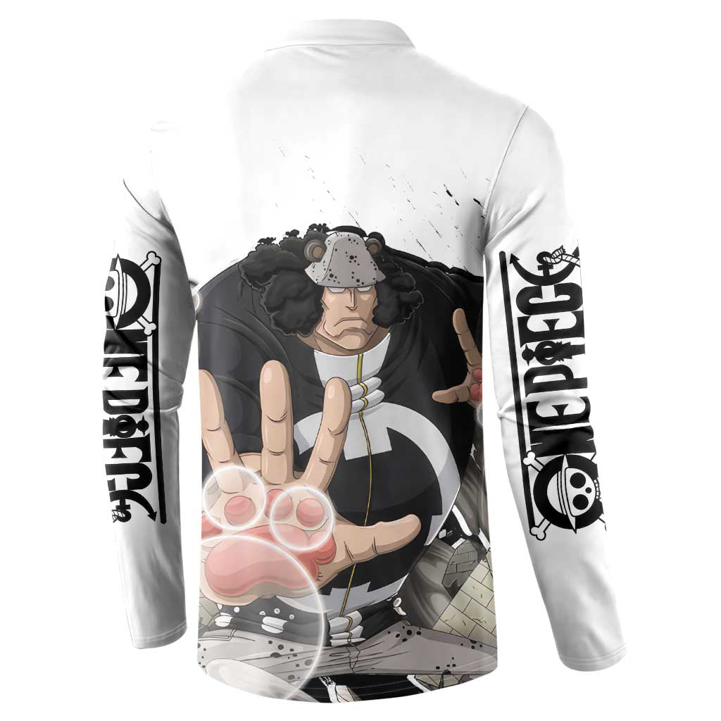 Kuma - One Piece Button Sweatshirt Anime Style