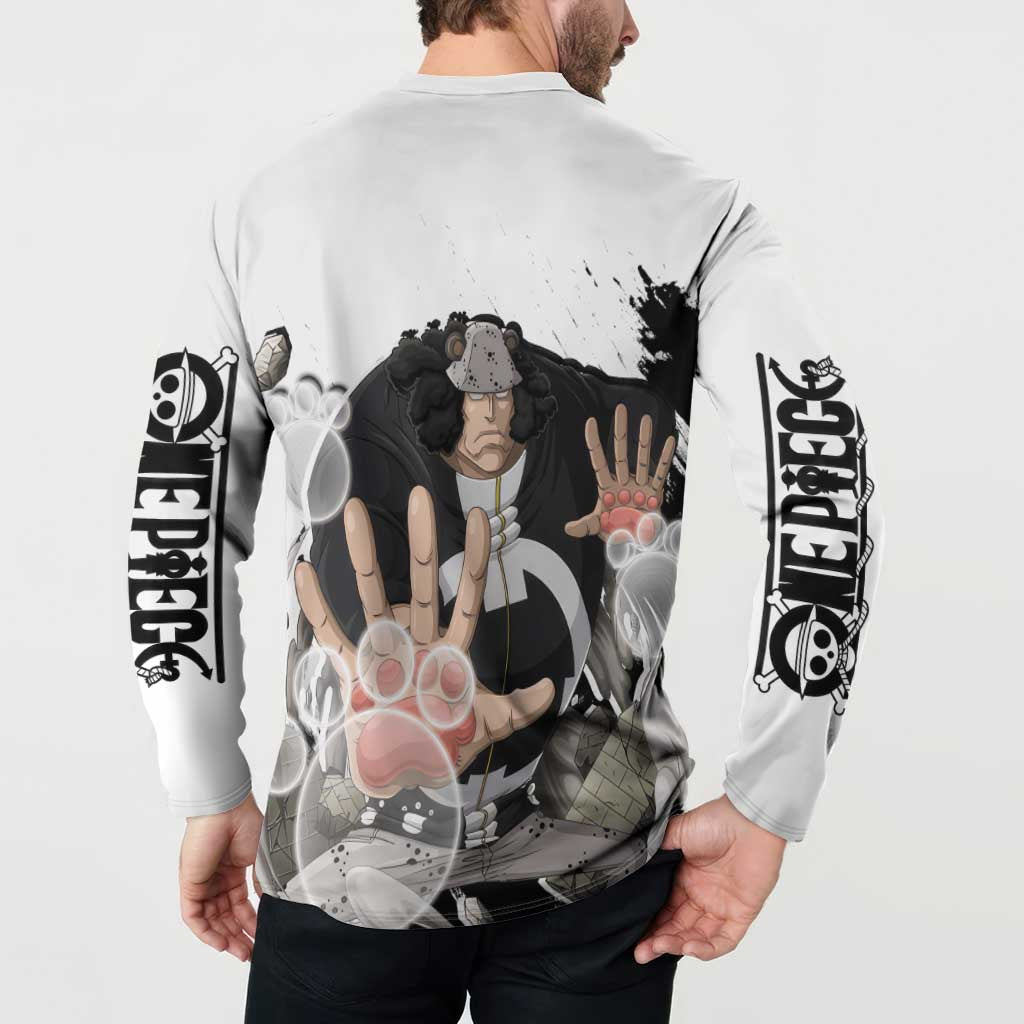 Kuma - One Piece Button Sweatshirt Anime Style