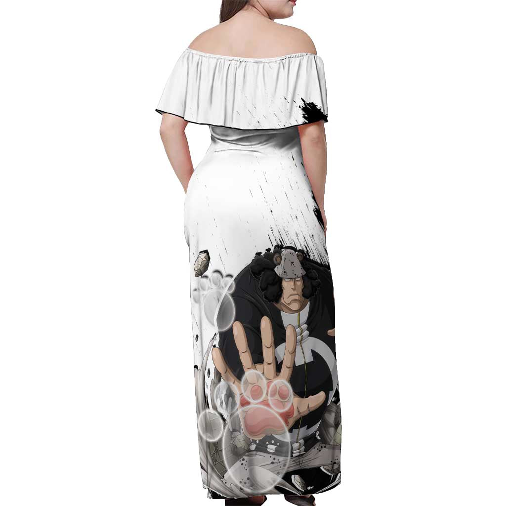 Kuma - One Piece Off Shoulder Maxi Dress Anime Style