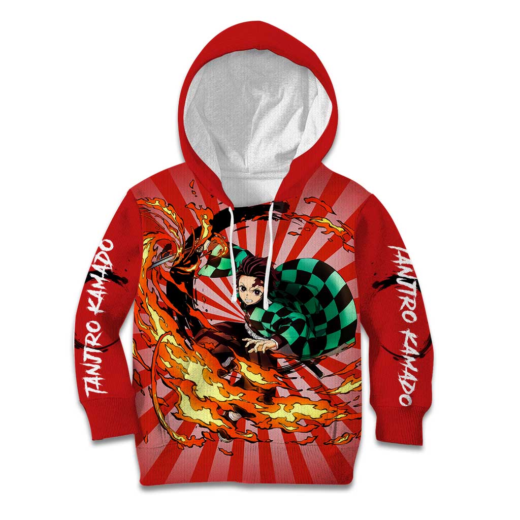 Tanjiro Kamado - Demon Slayer Kid Hoodie Anime Style