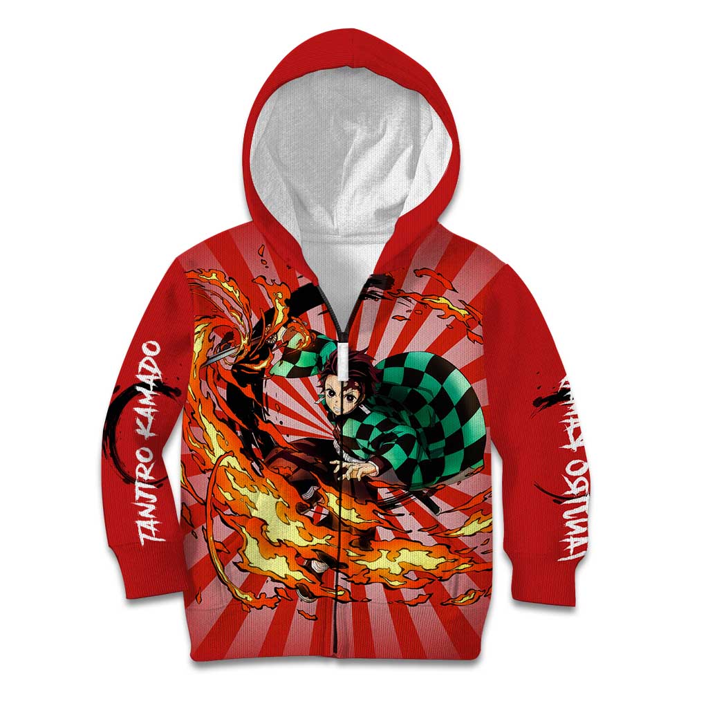 Tanjiro Kamado - Demon Slayer Kid Hoodie Anime Style