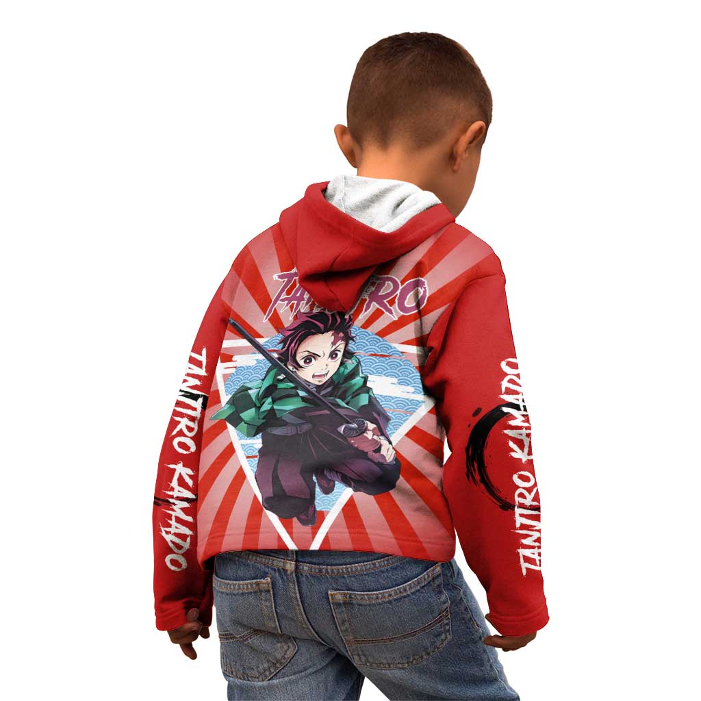 Tanjiro Kamado - Demon Slayer Kid Hoodie Anime Style