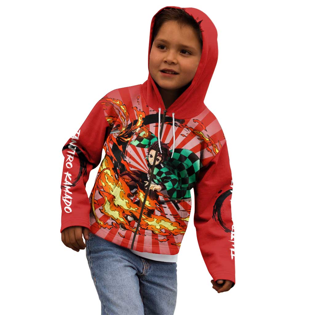 Tanjiro Kamado - Demon Slayer Kid Hoodie Anime Style