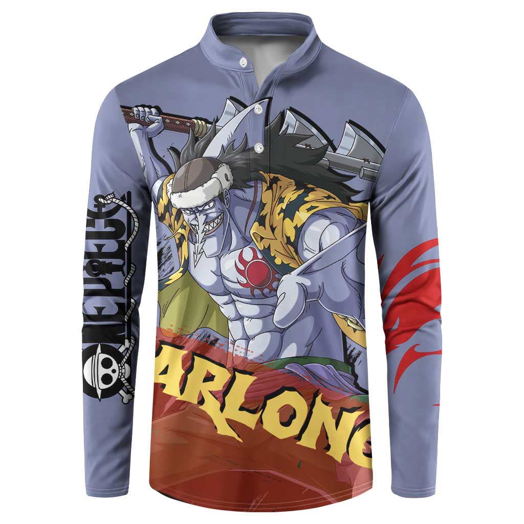 Arlong - One Piece Button Sweatshirt Anime Style