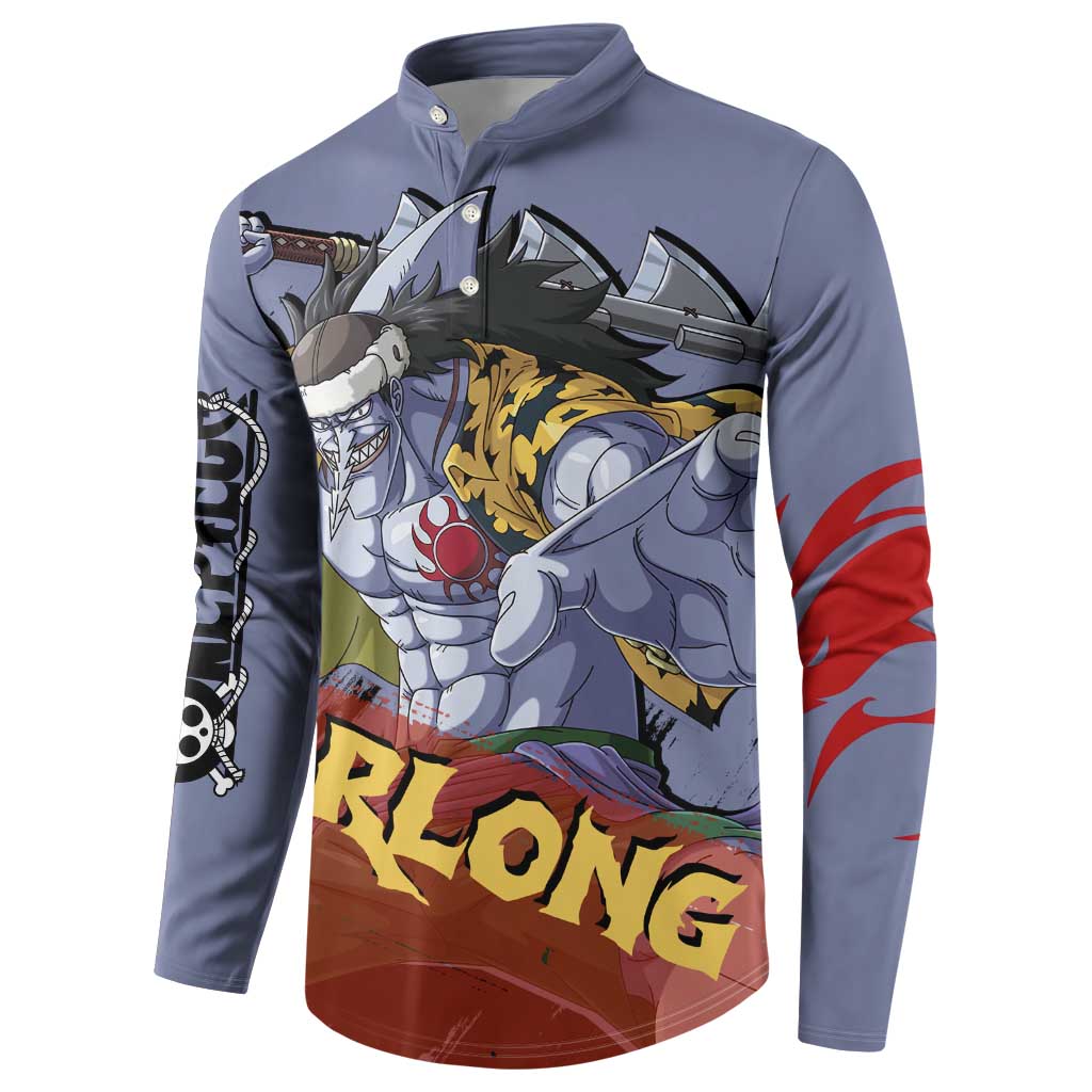 Arlong - One Piece Button Sweatshirt Anime Style