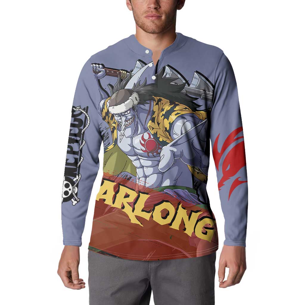 Arlong - One Piece Button Sweatshirt Anime Style