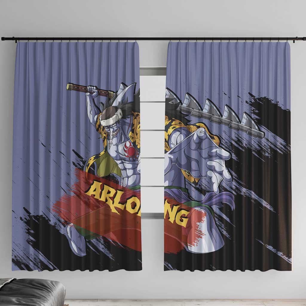 Arlong - One Piece Window Curtain Anime Style
